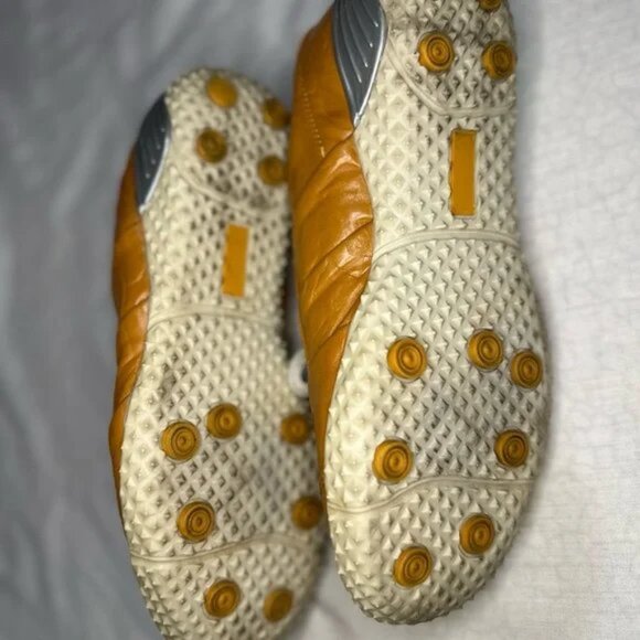 Adidas Gold Golf Shoes Size 8 - Picture 4 of 6